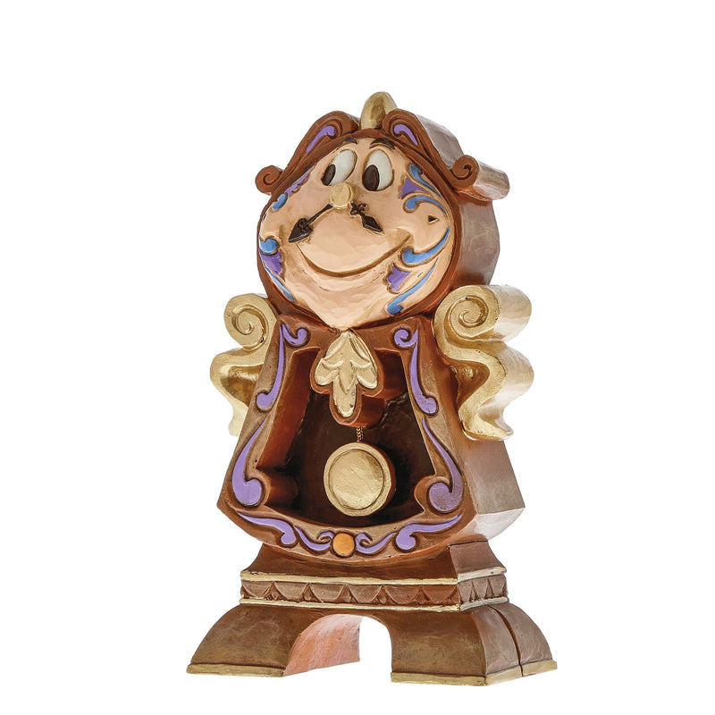 Jim Shore Cogsworth miniature figurine rear view