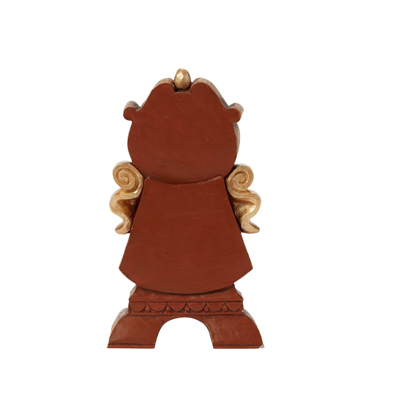 Jim Shore Disney Traditions Cogsworth side view