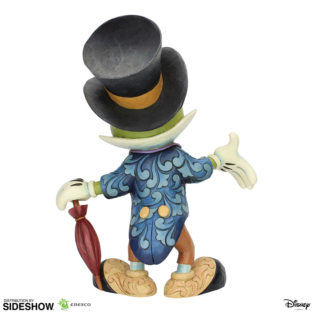 Jim Shore Jiminy Cricket figurine rear view