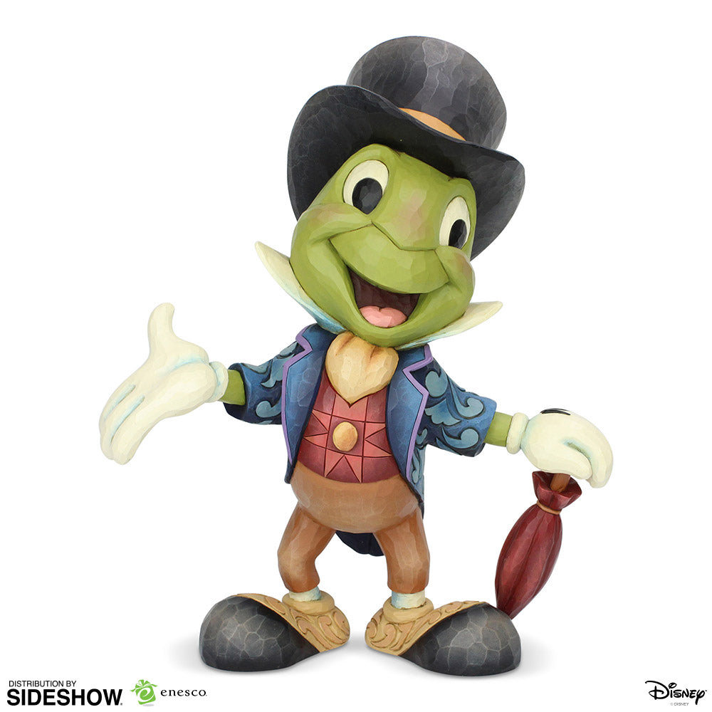 Jim Shore Disney Traditions Jiminy Cricket figurine front view