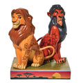 Jim Shore Disney Traditions Simba and Scar Proud and Petulant figurine