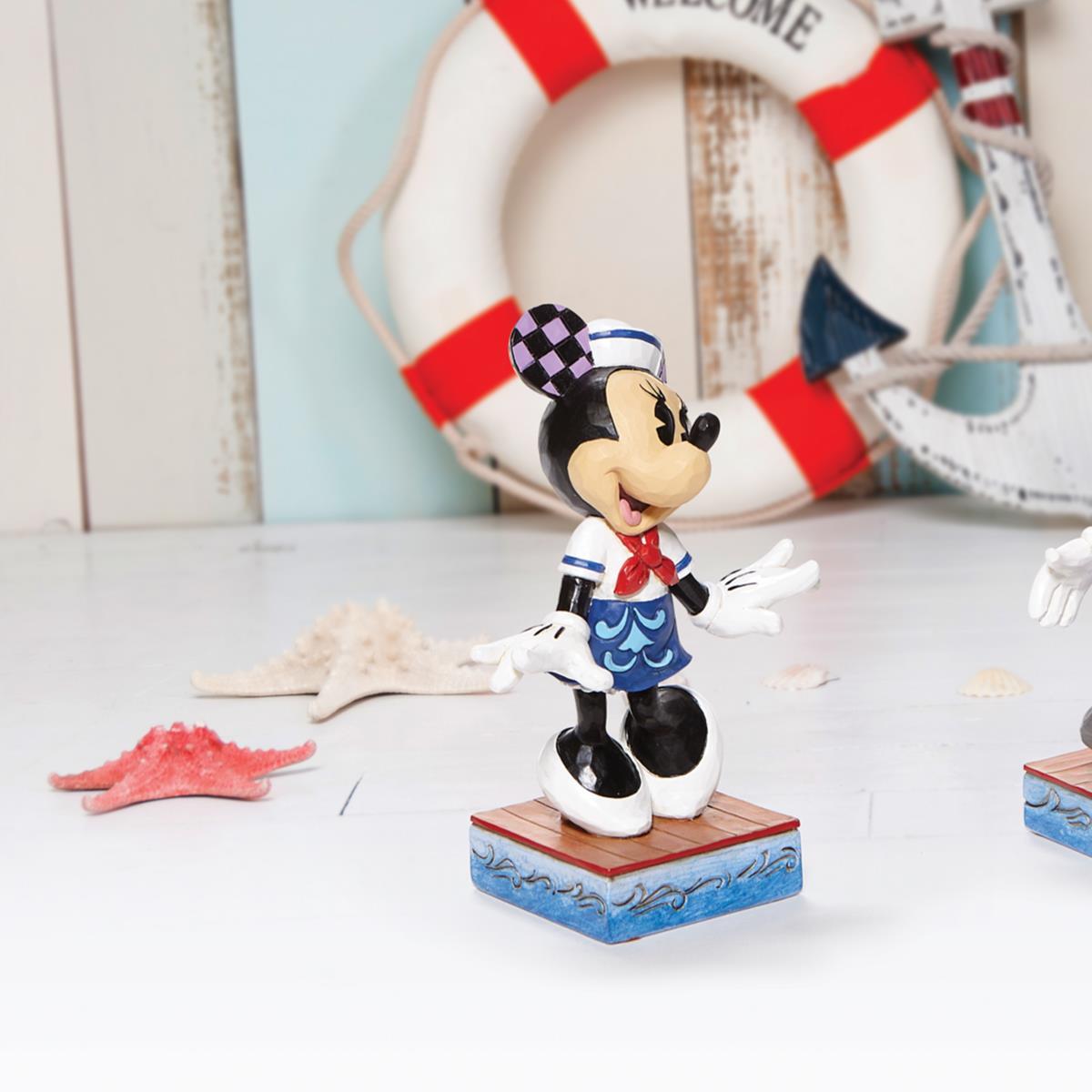 Jim Shore Disney Traditions Sassy Sailor Minnie Mouse figurine display view
