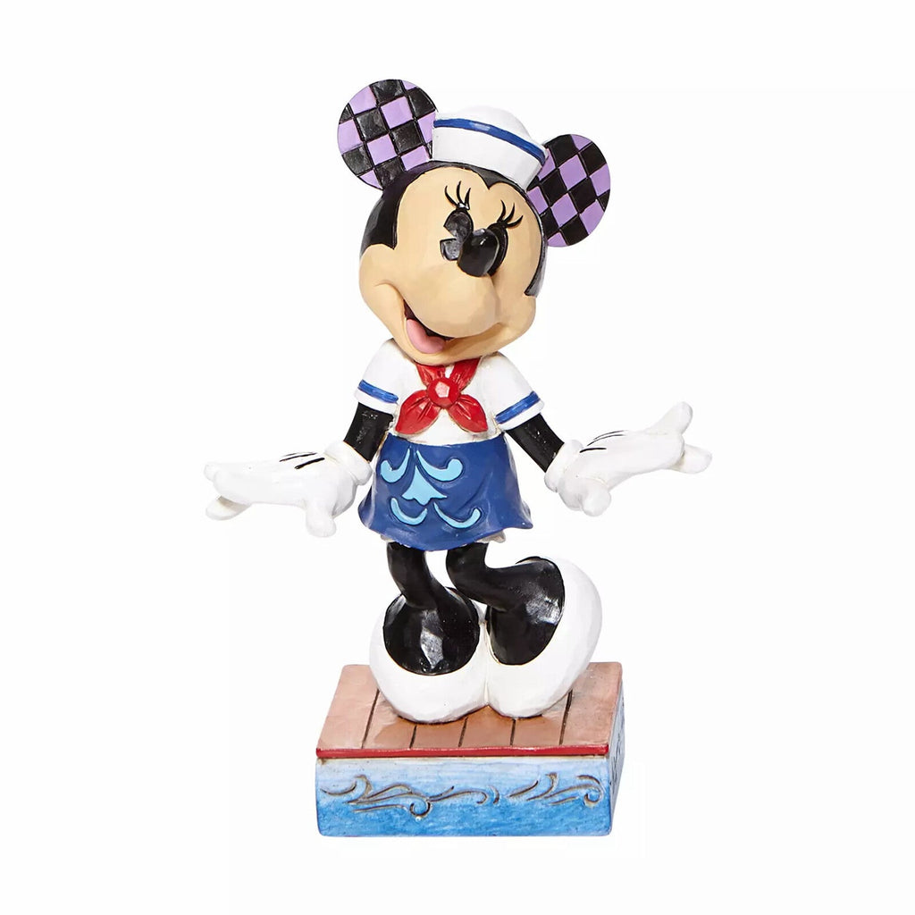 Jim Shore Disney Traditions Sassy Sailor Minnie Mouse figurine side view