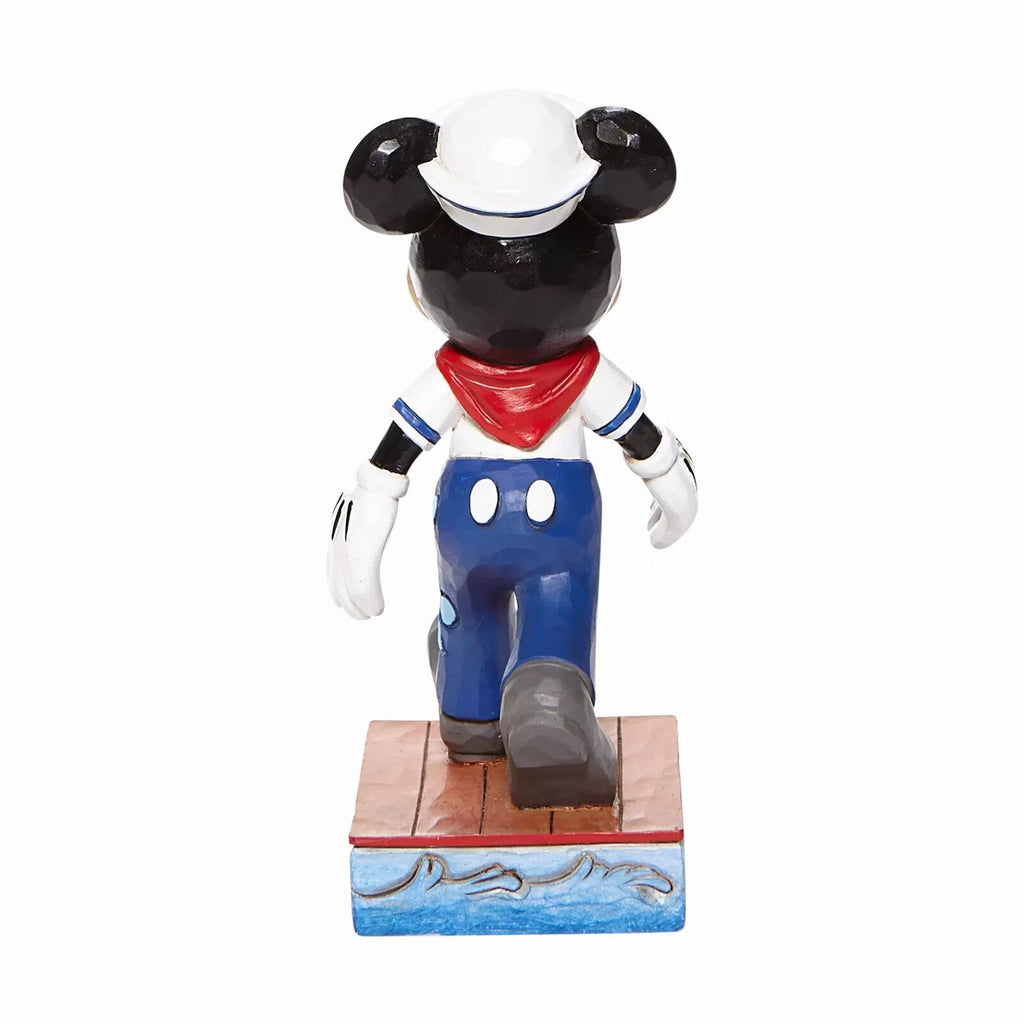Jim Shore Disney Traditions Snazzy Sailor Mickey Mouse figurine angled view