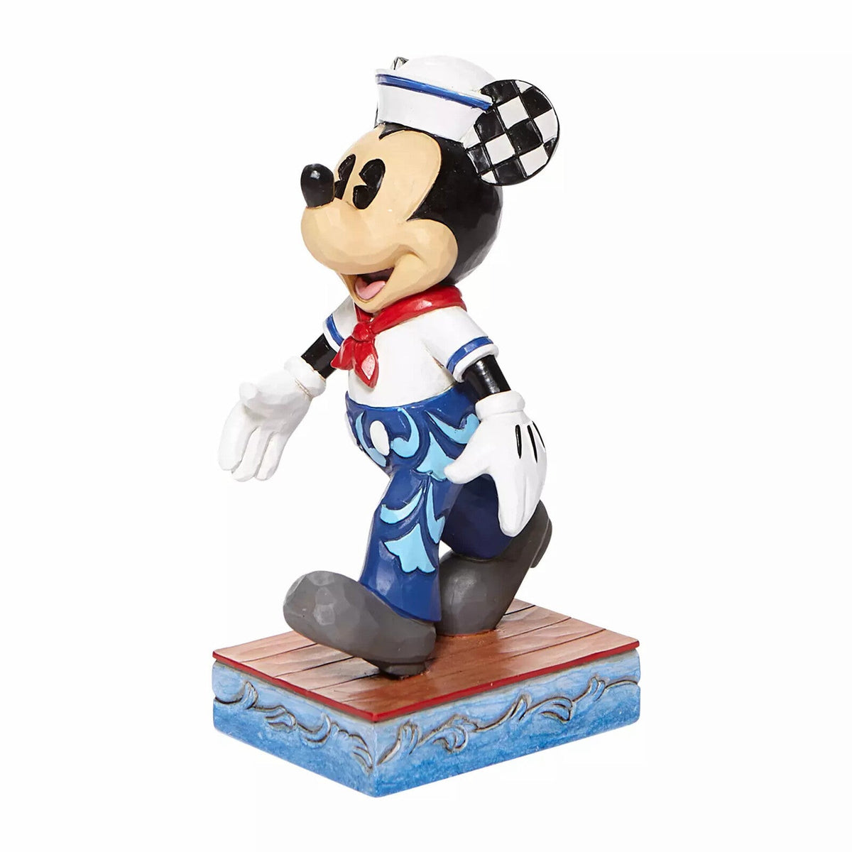 Jim Shore Disney Traditions Snazzy Sailor Mickey Mouse figurine front view