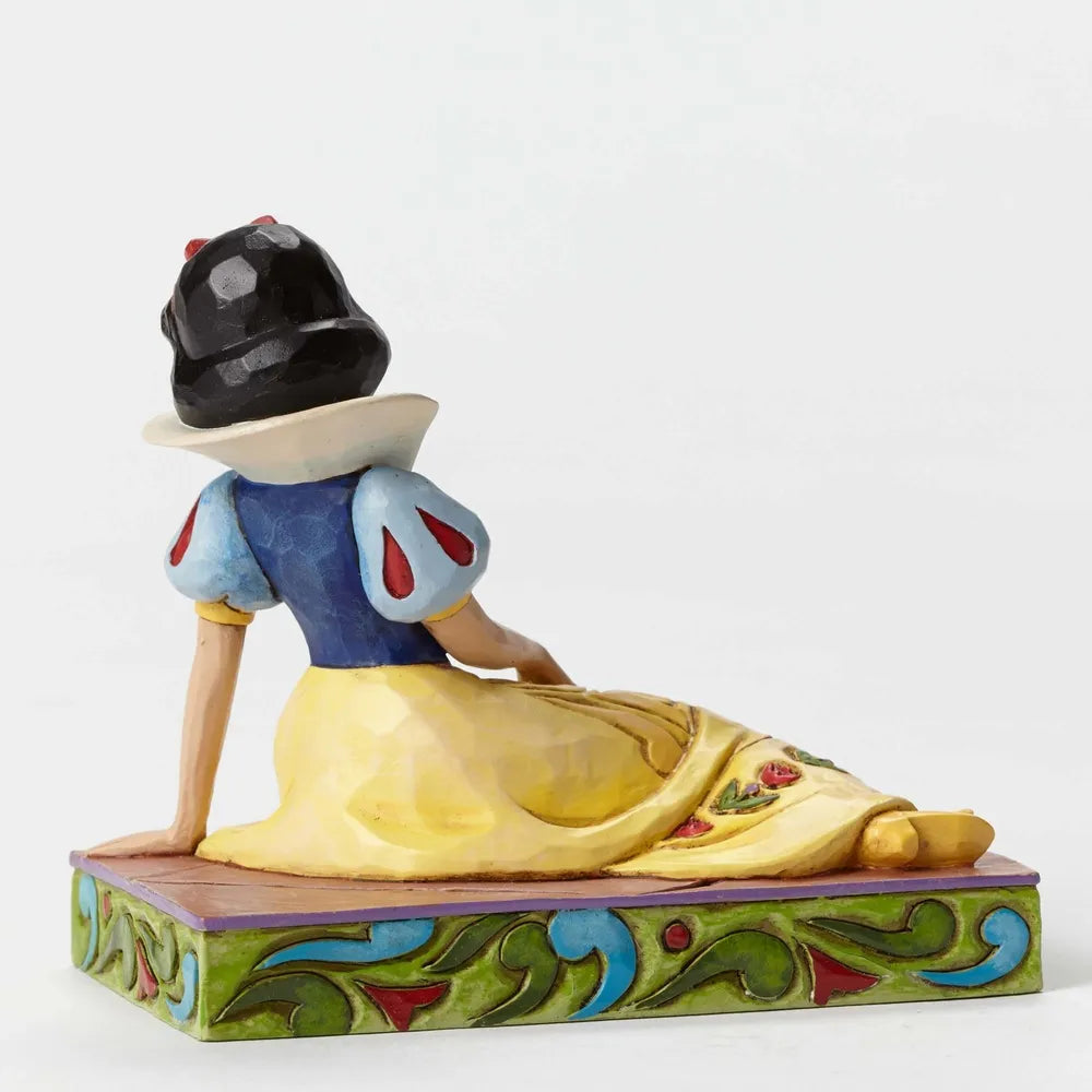 Jim Shore Snow White Be a Dreamer figurine rear view