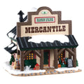 Lemax Branson Springs Mercantile lighted building, front view – SKU 05622