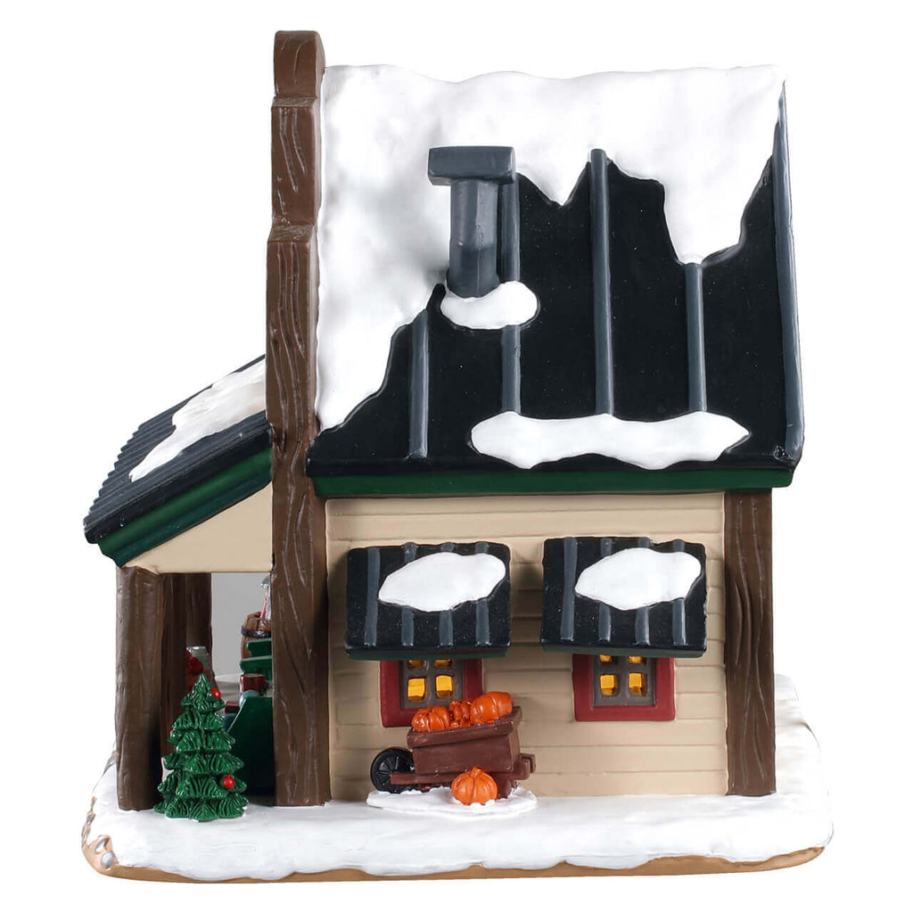 Lemax Branson Springs Mercantile lighted building, rear view – SKU 05622