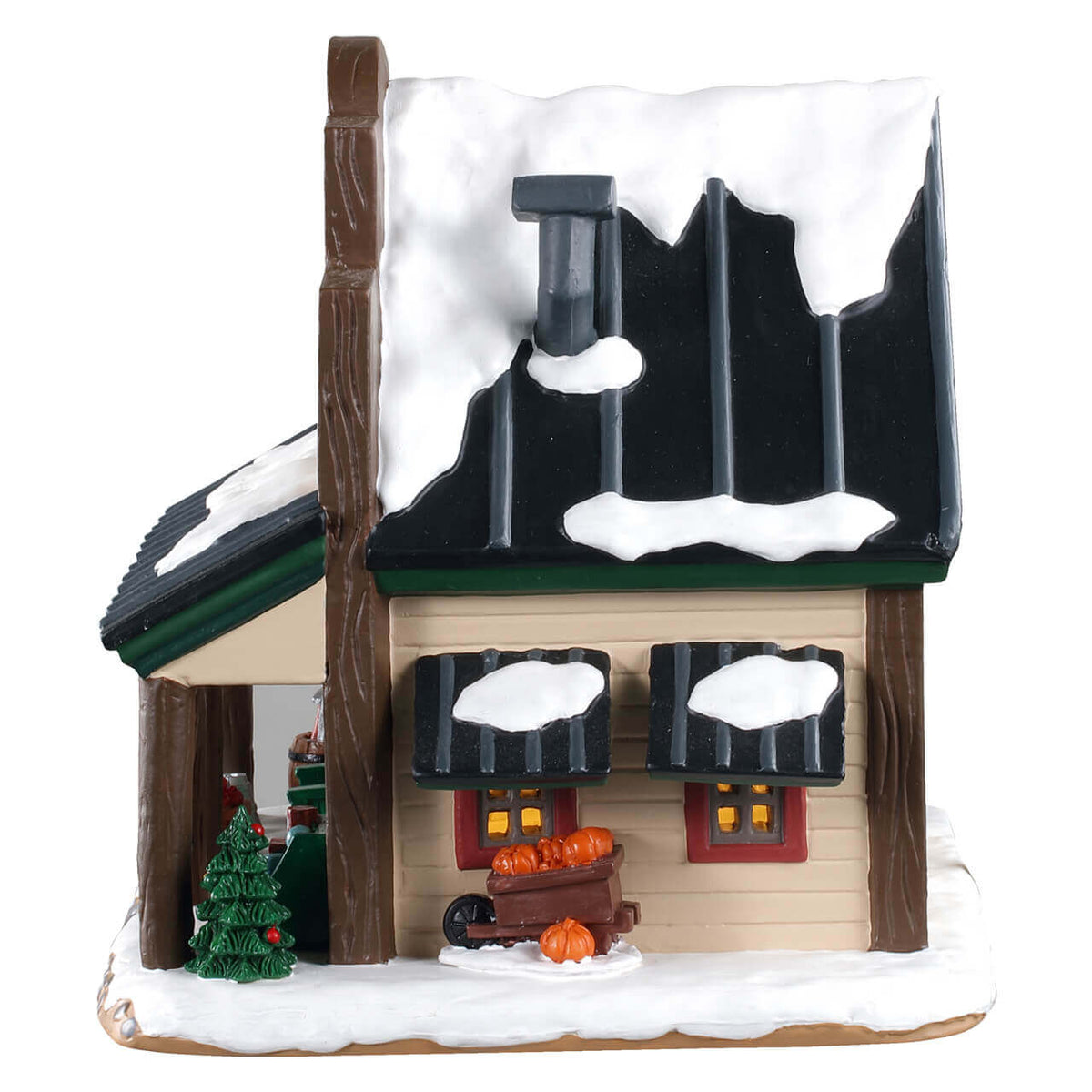 Lemax Branson Springs Mercantile lighted building, rear view – SKU 05622
