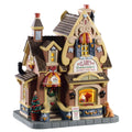 Lemax Claire’s Confectionery lighted building, front view – SKU 05665