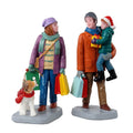 Lemax Holiday Shoppers, Set of 2 village accessory