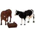 Lemax Feeding Cow & Bull, Set of 3 village accessory