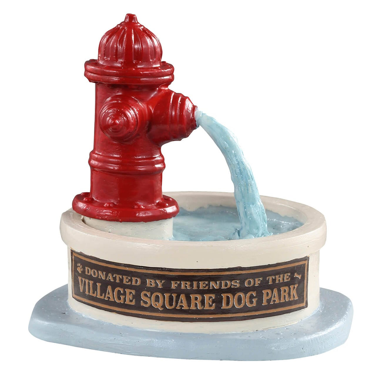 Lemax Dog Park Water Fountain village accessory