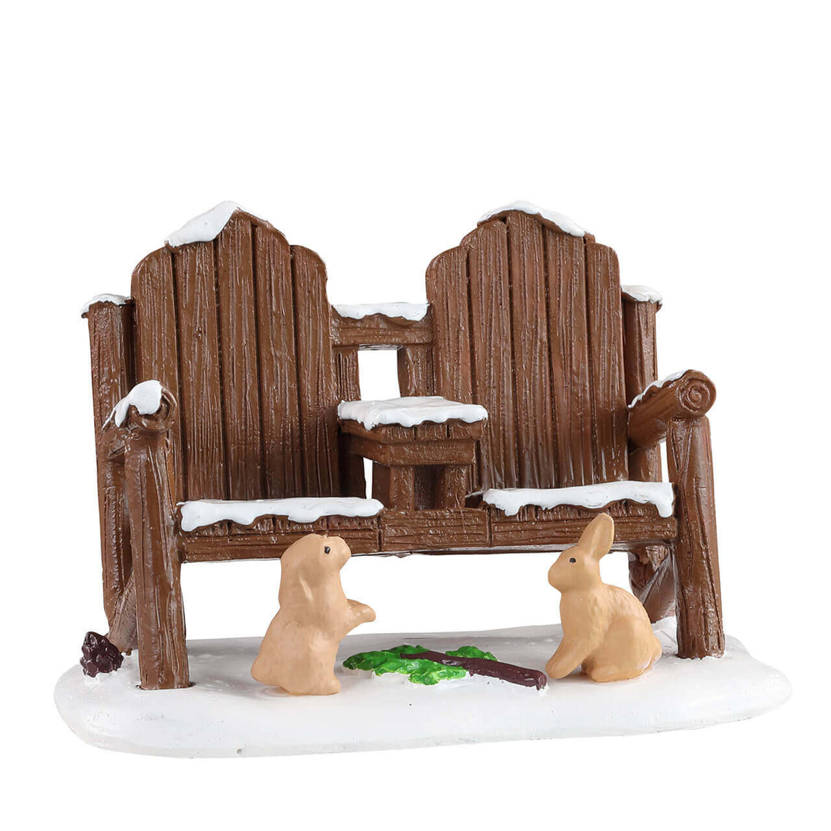 Lemax Winter Adirondack village accessory