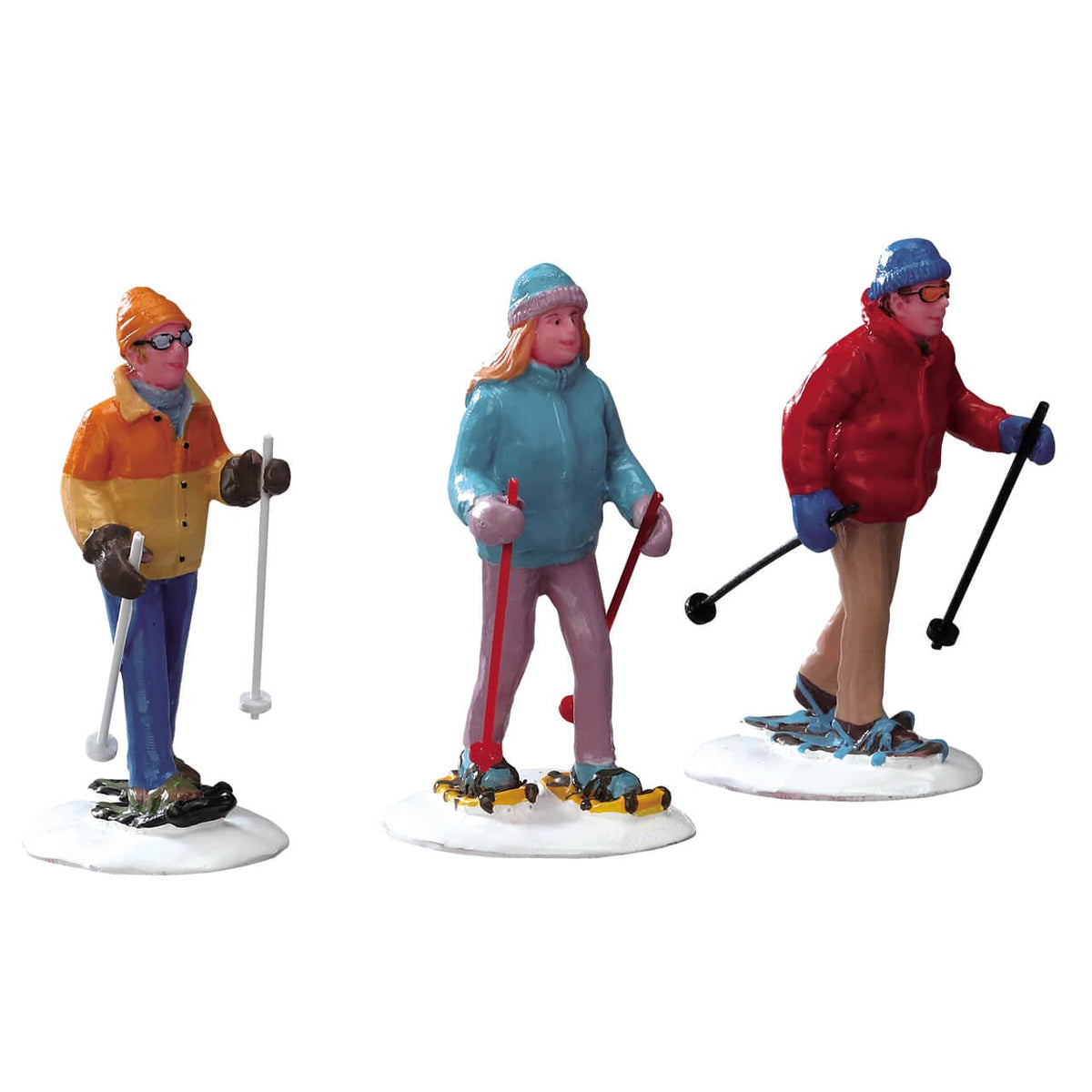 Lemax Snowshoe Walkers, Set of 3 village accessory