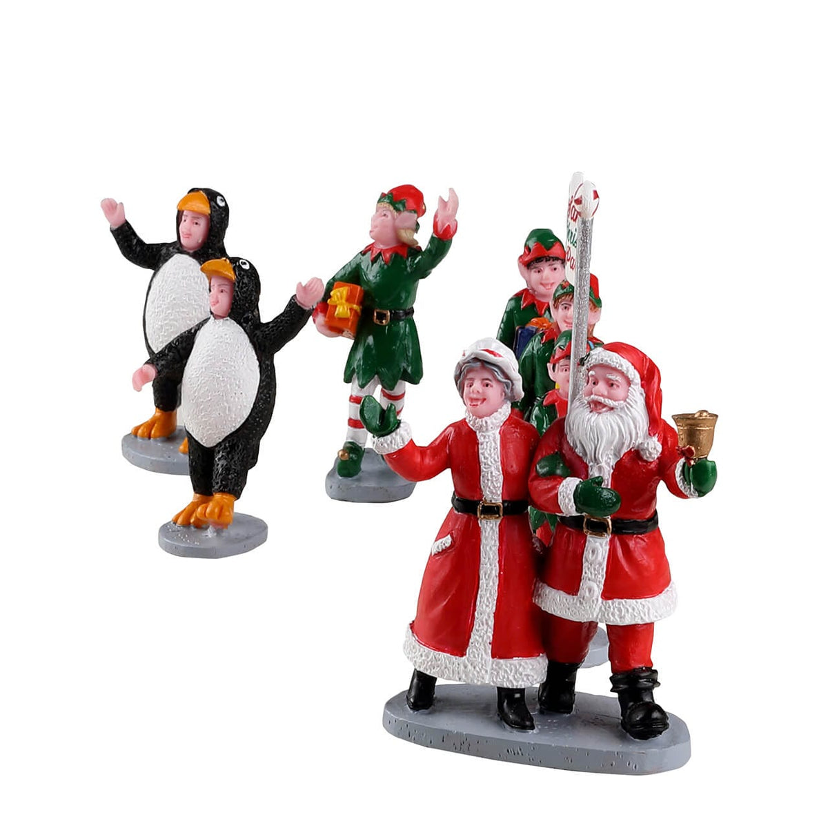 Lemax Santa’s Elf Parade front view – SKU 23592