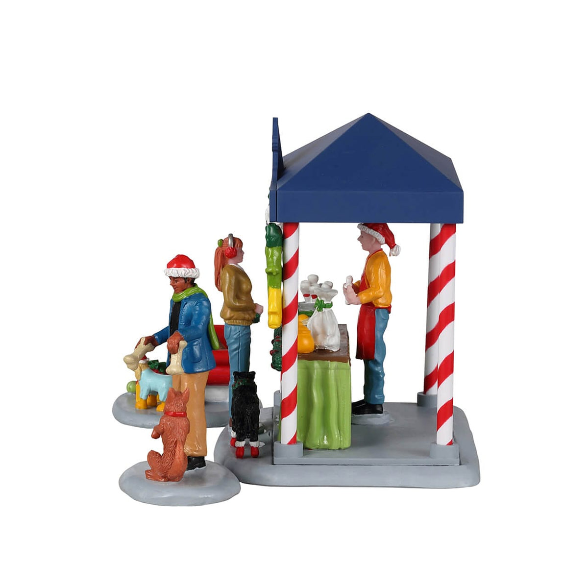 Lemax Santa Claws & Paws side view – SKU 23606