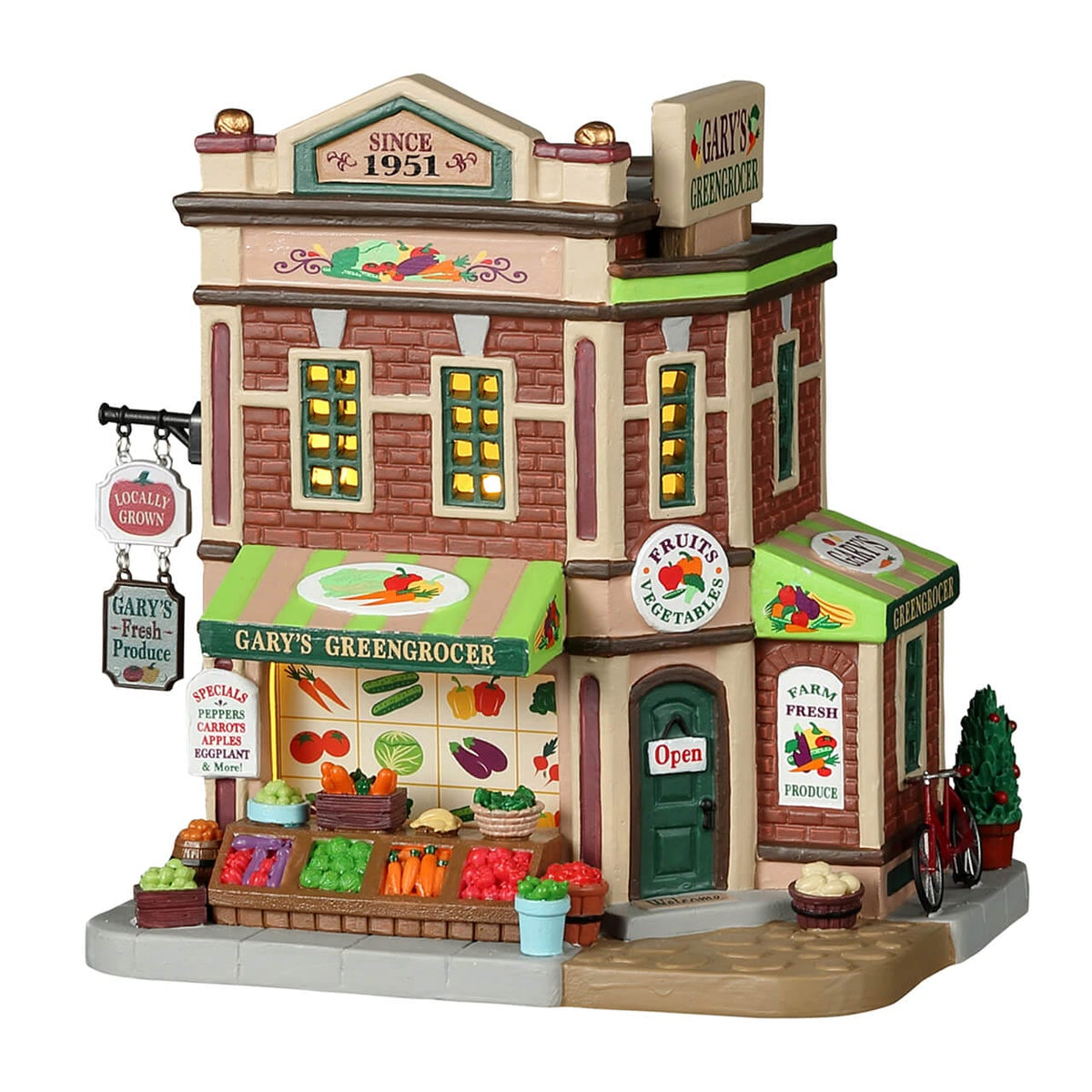 Gary’s Greengrocer by Lemax – front view