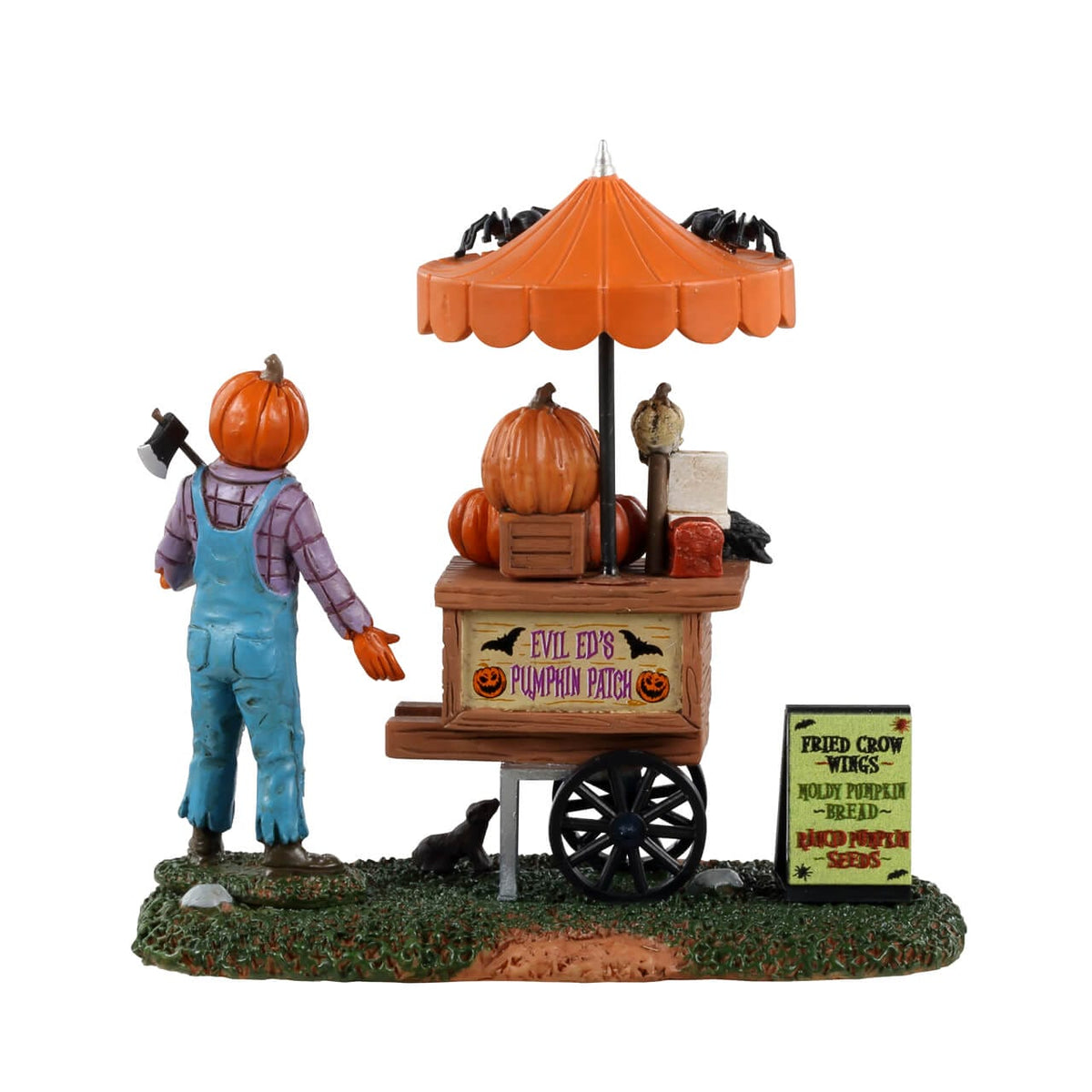 Pumpkin Patch Vendor by Lemax – side view