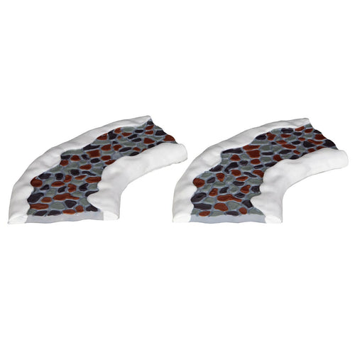 Lemax Stone Road - Curved, Set of 2 village accessory