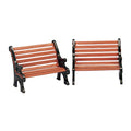 Lemax Park Bench, Set of 2 village accessory