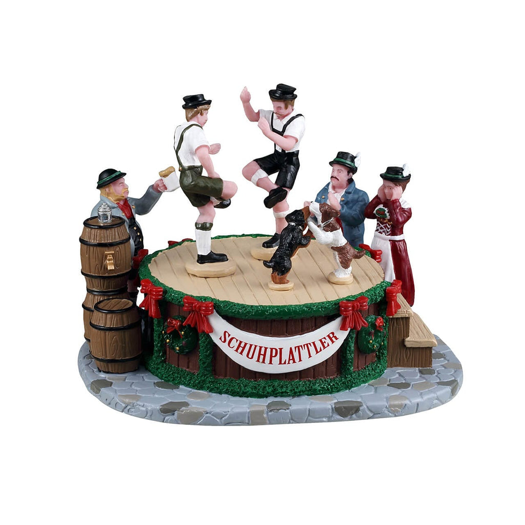 Lemax Leapin’ Lederhosen, front view – SKU 53738