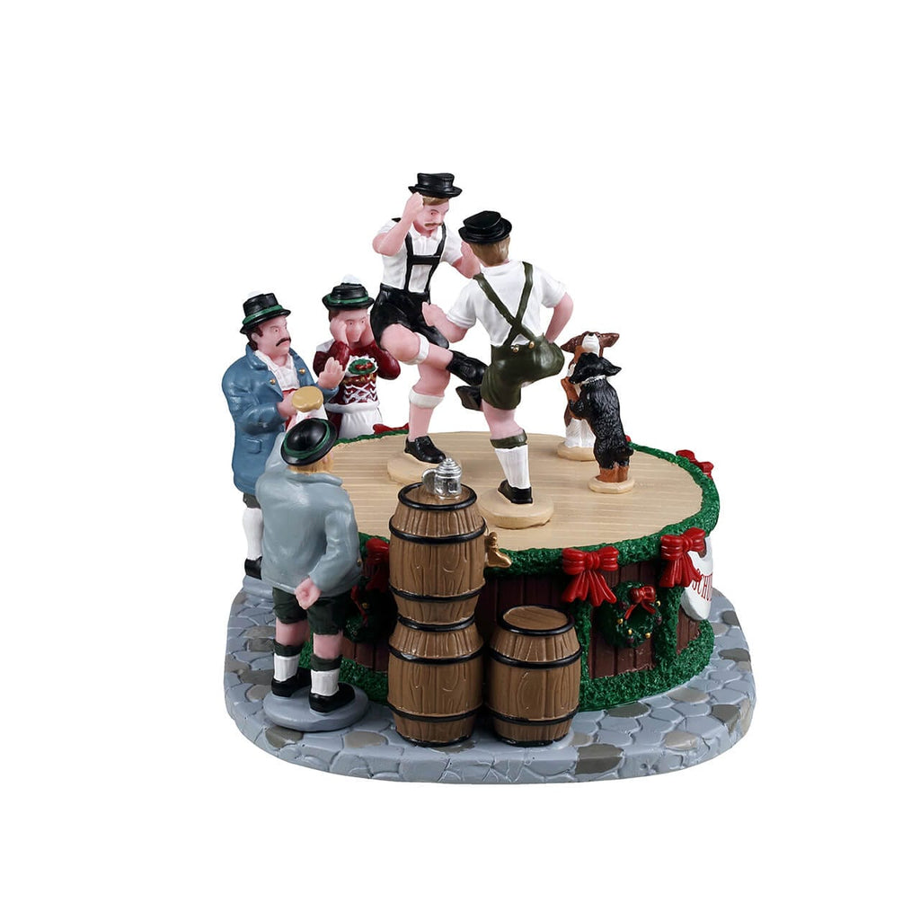 Lemax Leapin’ Lederhosen, rear angle – SKU 53738