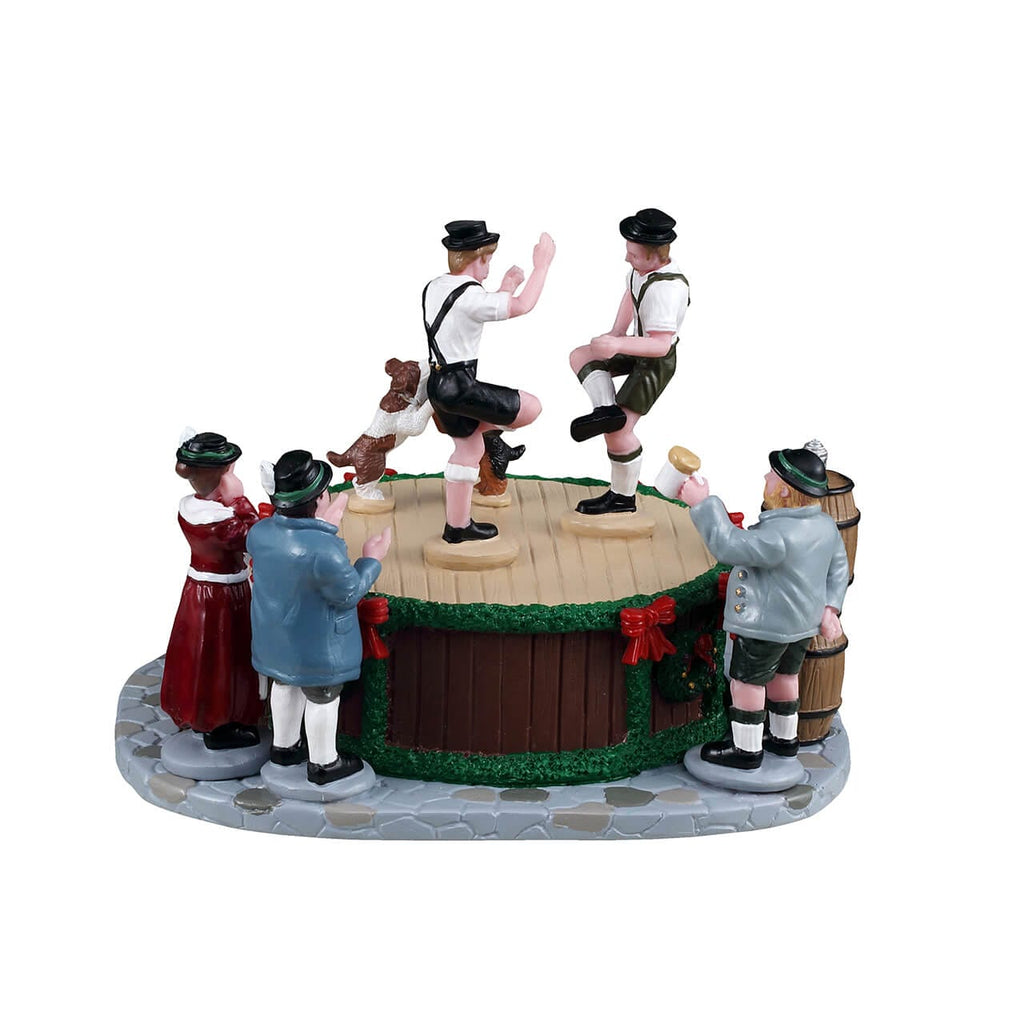 Lemax Leapin’ Lederhosen, rear view – SKU 53738