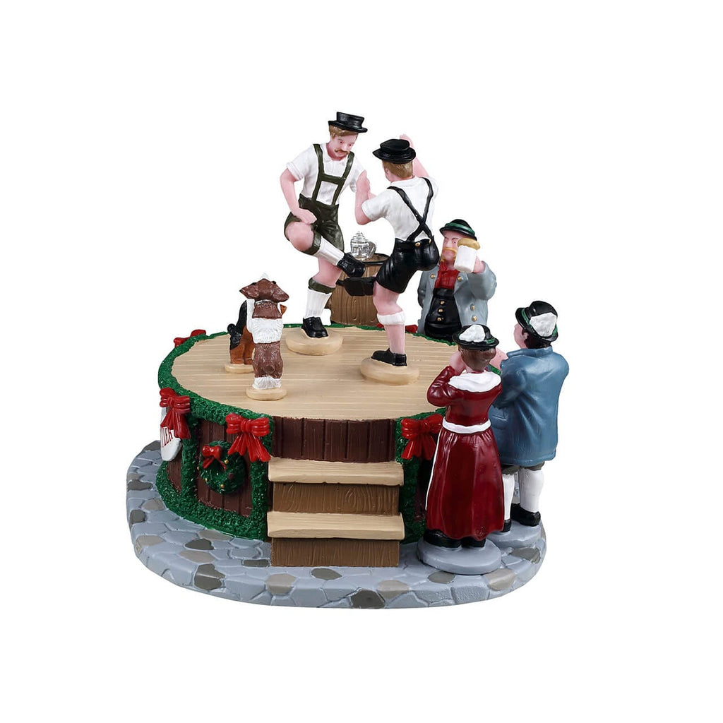 Lemax Leapin’ Lederhosen, side angle – SKU 53738