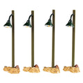 Lemax Rustic Street Lamp, Set of 4 village accessory