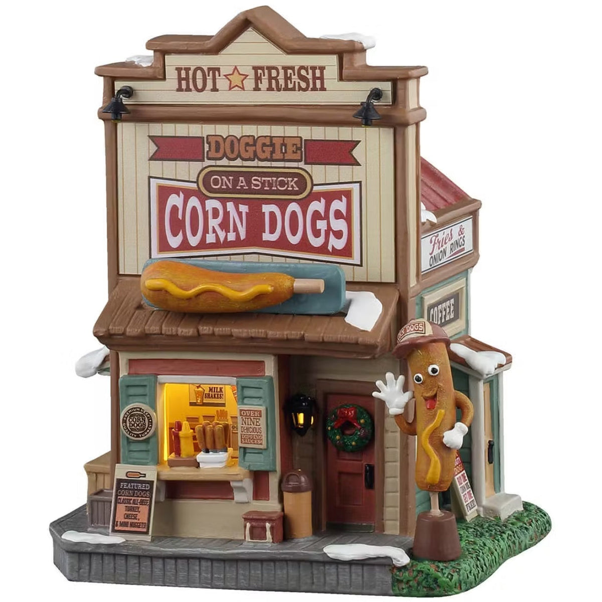 Lemax Doggie On A Stick Corn Dogs SKU 55333