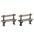 Lemax Double Seated Bench, Set of 2 village accessory