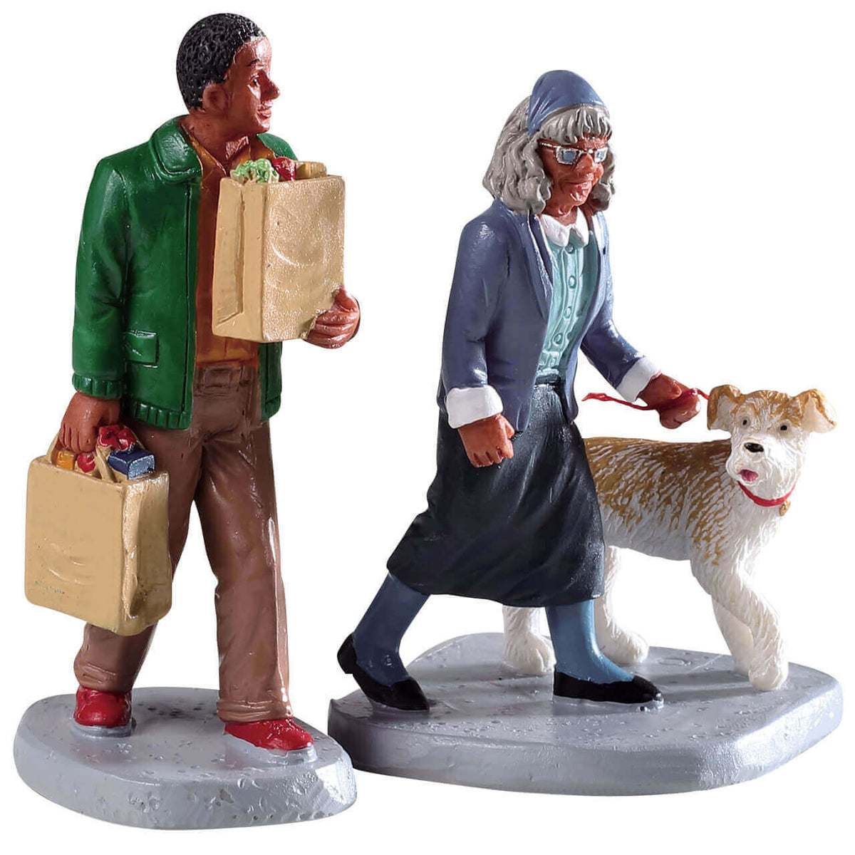 Lemax Happy to Help, Set of 2 village figurines