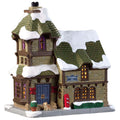 Lemax Crane Residence lighted building, front view – SKU 95511
