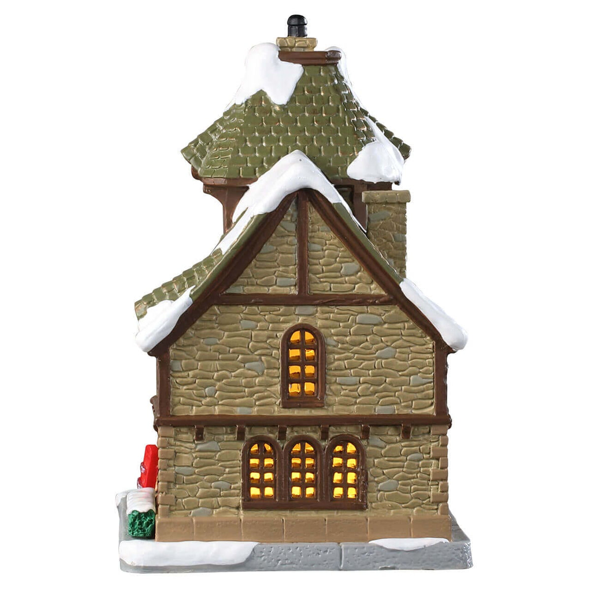 Lemax Crane Residence lighted building, rear view – SKU 95511