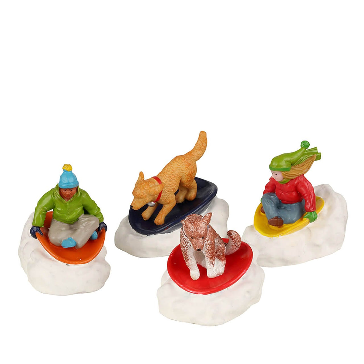 Dog Snow Saucer Fun by Lemax – Vail Village – view 1
