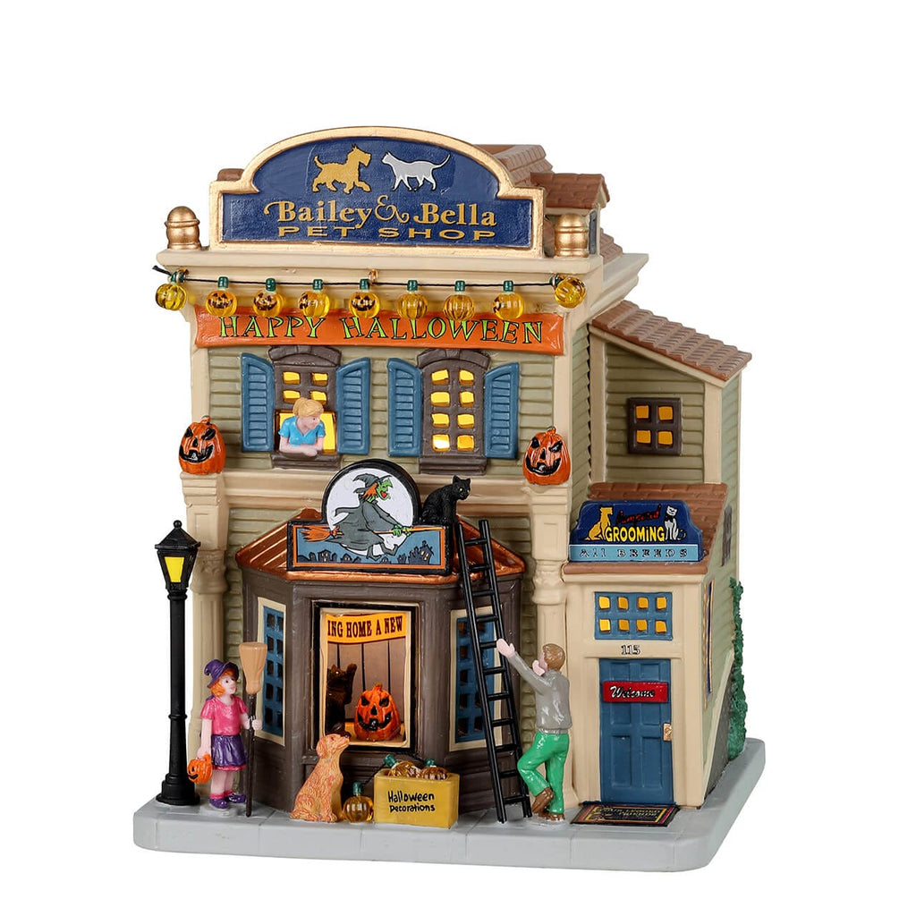 Bailey & Bella Pet Shop by Lemax – Spooky Town – view 4