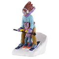 Lemax Mommy & Me Ski figurine of a mother and child skiing together