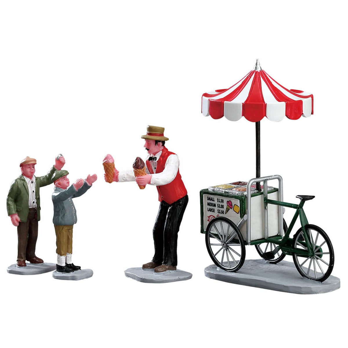 Gelato Cart, Set Of 4 by Lemax – Caddington – view 1