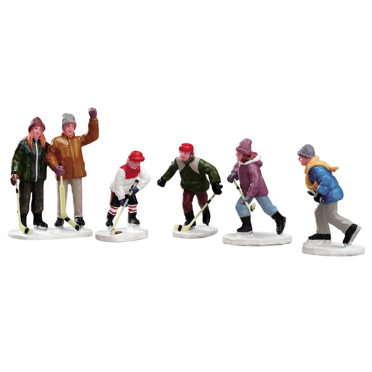 The Home Team Set Of 5 by Lemax – Vail Village – view 1