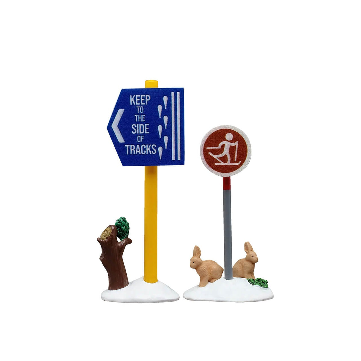 Cross Country Ski Sign by Lemax – Vail Village – view 2