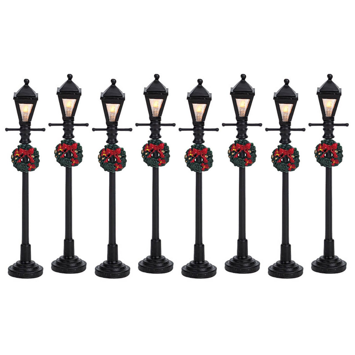Gas Lantern Street Lamp, Set Of 8 by Lemax – General Products – view 1