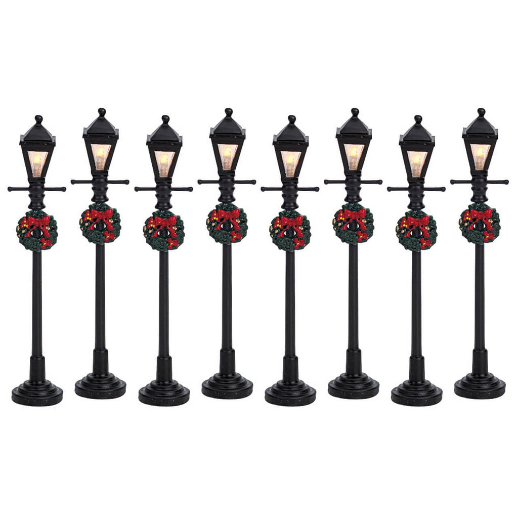 Gas Lantern Street Lamp, Set Of 8 by Lemax – General Products – view 2