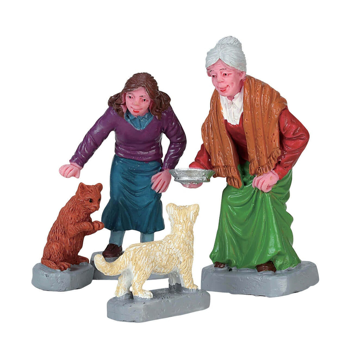 Cream For Kitty, Set Of 4 by Lemax – General Products – view 2