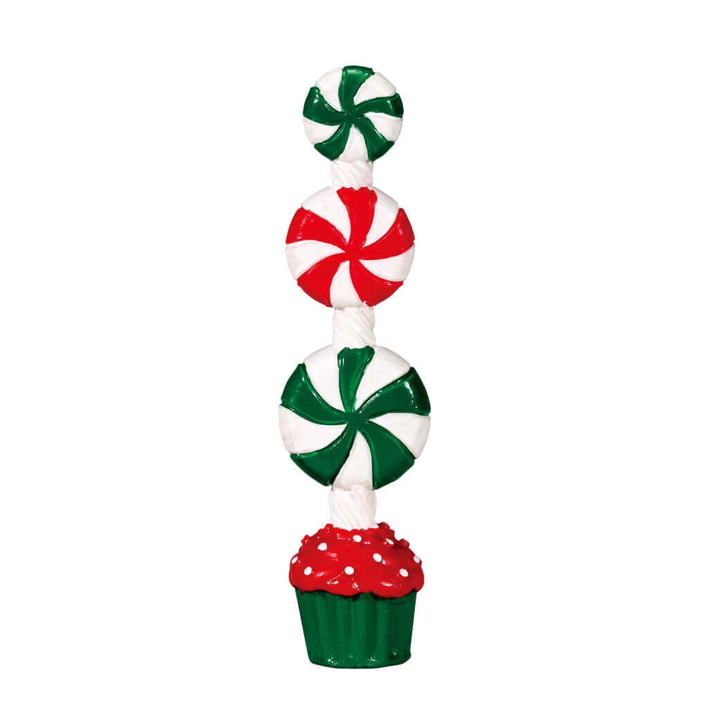Peppermint Candy Topiary by Lemax – Sugar n Spice – view 2