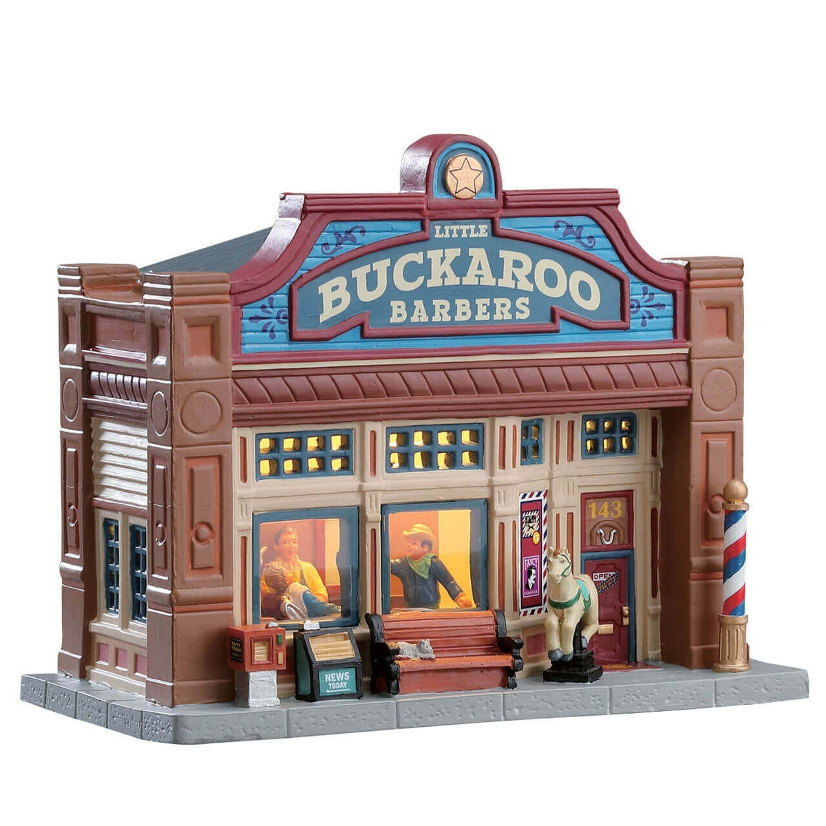 Little Buckaroo Barbershop by Lemax – Jukebox Junction – view 3