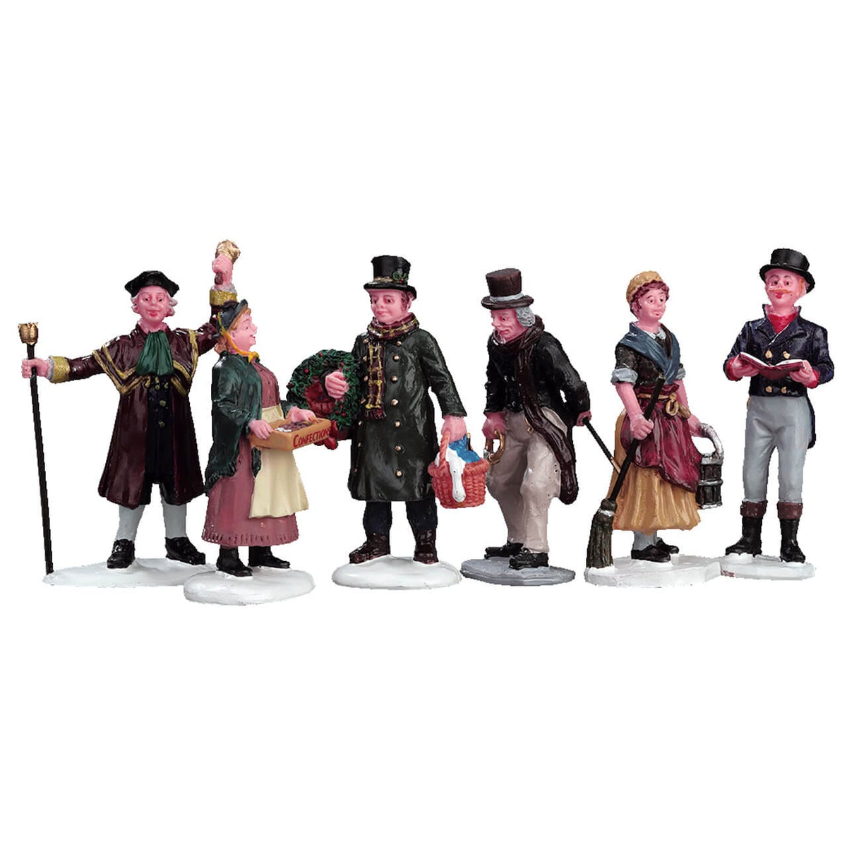Village People Figurines, Set Of 6 by Lemax – Caddington – view 1