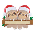 Maxora Sloth Family of 2 Personalised Ornament – SKU PR1202-2