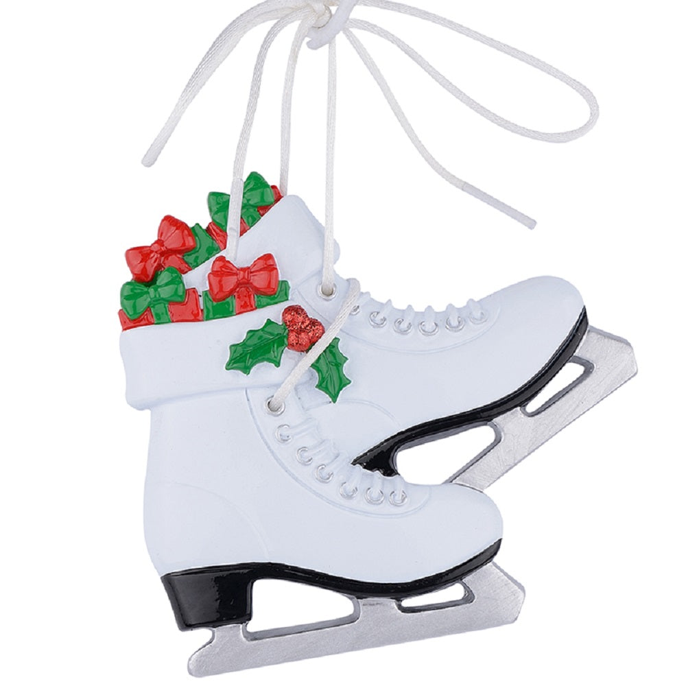 Maxora Girl Ice Skating Shoes Personalised Ornament – SKU PR822
