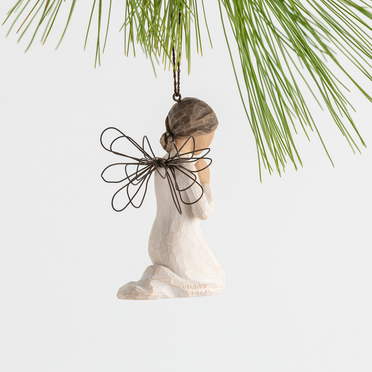 Willow Tree Angel of Prayer Ornament alternate view 2 — SKU 26044